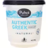 puhoi valley authentic greek yoghurt tub natural