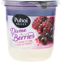 puhoi valley yoghurt tub divine berries