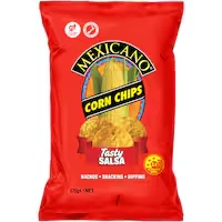 mexicano corn chips tasty salsa