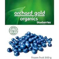 orchard gold organic frozen blueberries