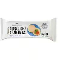 ceres organics brown rice crackers original