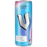 v energy drink cotton candy