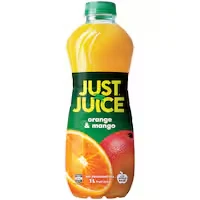 just juice fruit juice orange & mango