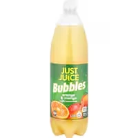 just juice bubbles soft drink orange & mango with lemonade