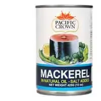 pacific crown mackerel in oil
