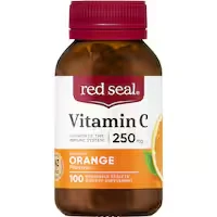 red seal vitamin c orange chewable 250mg
