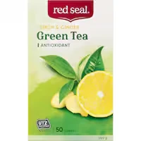 red seal green tea lemon & ginger