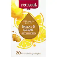 red seal fruit tea lemon & ginger