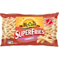 mccain super fries crinkle cut