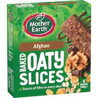 mother earth oaty slices oat bars afghan