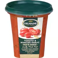 delmaine fresh pasta sauce chilled tomato & roasted garlic