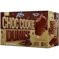 much moore ice cream on stick choc cookie dunks