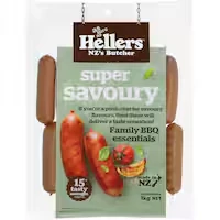hellers sausages precooked super savoury