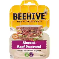 beehive pastrami shaved beef 2 x 50pack
