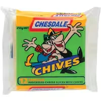 chesdale cheese slices chives