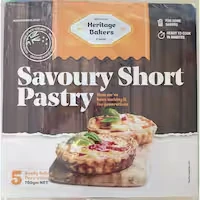 heritage short pastry savoury