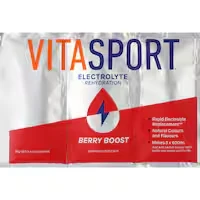 vitasport electrolyte sachet drink mix berry boost 99g