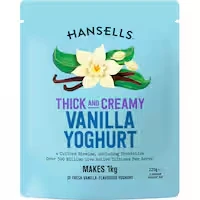 hansells thick & creamy yoghurt base vanilla