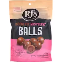 rjs chocolate sharepack raspberry balls