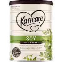 karicare soy plant base infant formula from birth to 12 months