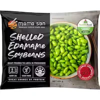 mama san frozen edamame soy beans shelled