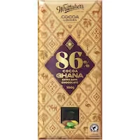 whittakers chocolate cocoa lovers dark ghana 86%