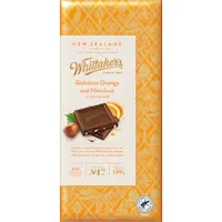 whittakers chocolate block gisborne orange & hazelnut