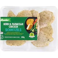 leader schnitzel herb & parmesan chicken