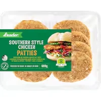 leader burger patties southern style chicken
