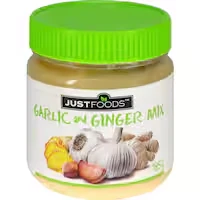 just foods garlic & ginger mix crushed
