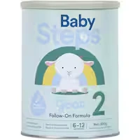 baby steps goat milk stage 2 follow-on formula from 6-12 months
