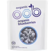oob organic frozen blueberries