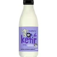 the collective kefir pourable probiotic yoghurt blueberry