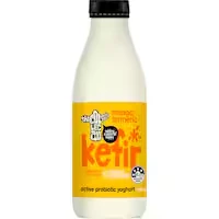 the collective kefir pourable probiotic yoghurt mango turmeric