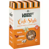 vogels cafe style muesli vanilla & almond