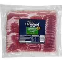 farmland streaky bacon thin sliced