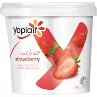 yoplait yoghurt tub strawberry