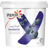 yoplait yoghurt tub blueberry