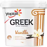yoplait yoghurt tub greek style vanilla