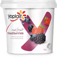 yoplait yoghurt tub mixed berries