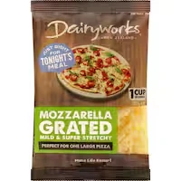 dairyworks mozzarella cheese grated