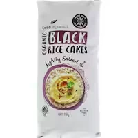ceres organics black rice crackers lightly salted