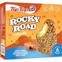 tip top ice cream rocky road caramel