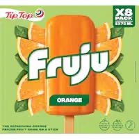 tip top fruju ice blocks orange rush