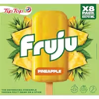 tip top fruju ice blocks pineapple crush
