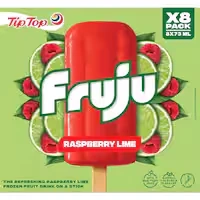 tip top fruju iceblocks raspberry & lime 584ml