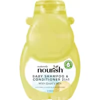 nourish baby shampoo & conditioner with goats milk