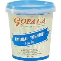 gopala yoghurt tub low fat