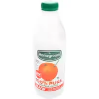 homegrown fruit juice orange low pulp