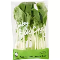 fresh vegetable baby pak choy bunch